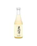 A single bottle of Korean citrus wine with a cream-colored label and silver cap, centered on a solid white background. Hondiju - Citrus Brewery - cult