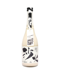 Bottle of creamy white Korean rice wine (makgeolli) with a hanging product tag and white label with black-and-white calligraphy design against a white background.

Sahwa Makgeolli - Good Tomorrow Brewery - cultsool
